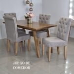 juego de comedor madera sp